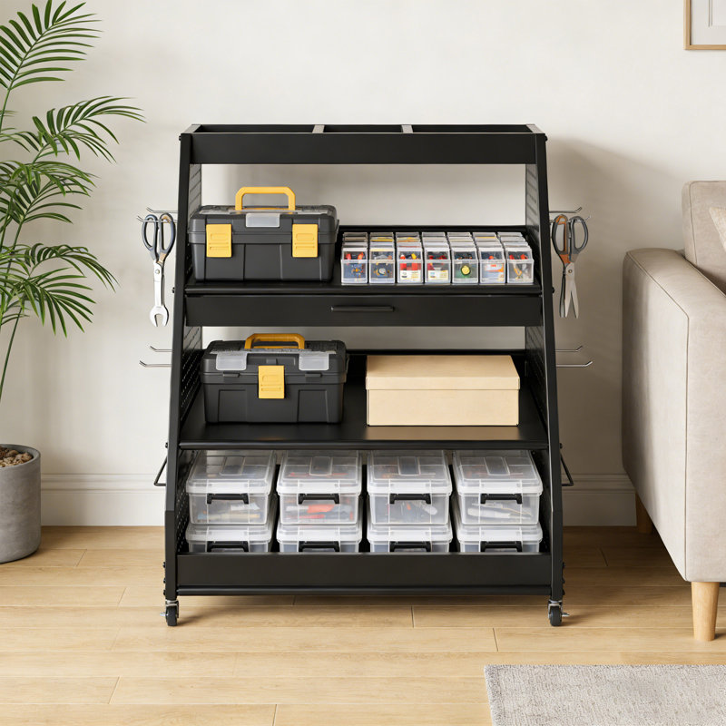 Trent Austin Design® 4-tier Heavy-duty Rolling Tool Storage Cart